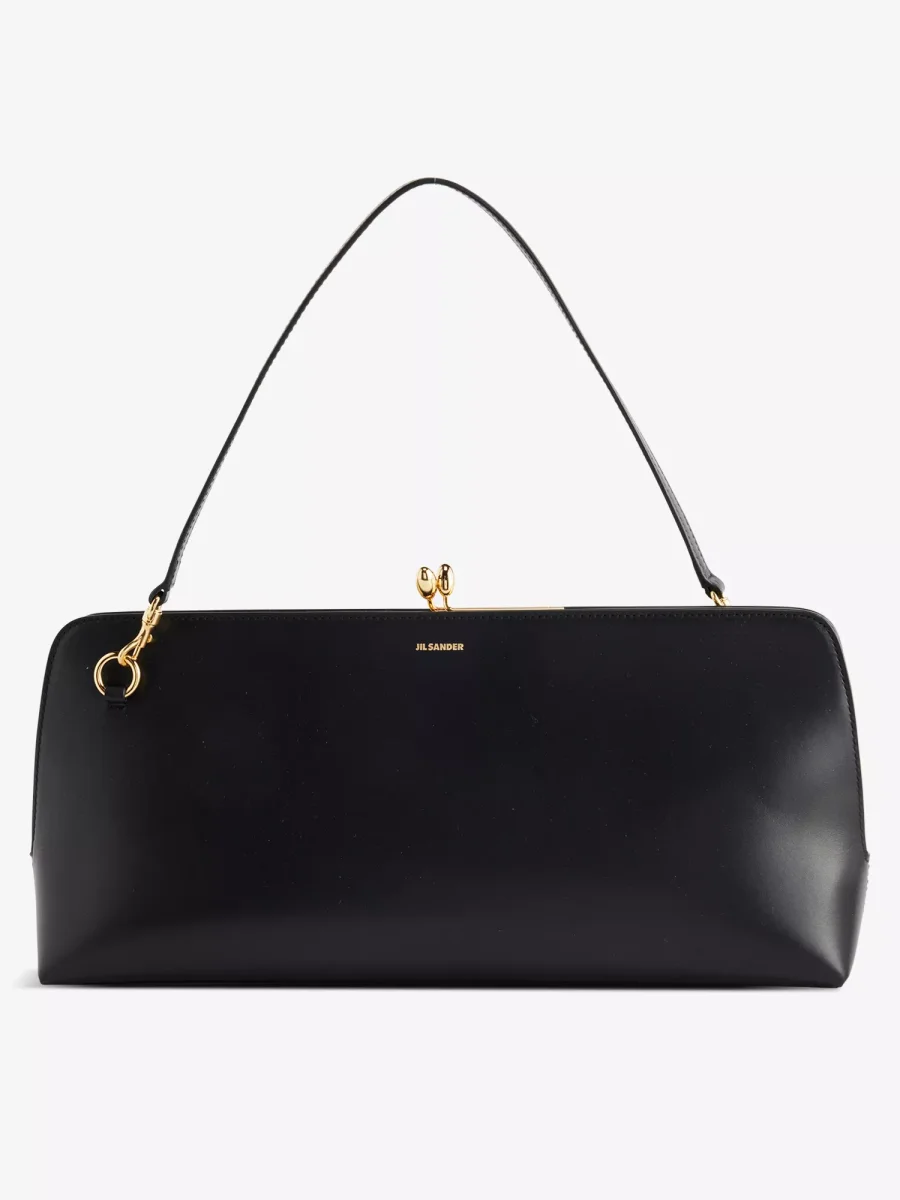Jil Sander Goji Leather Shoulder Bag