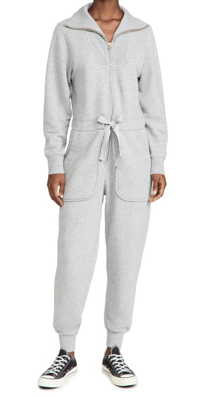 Alex Mill Ara Fleece Jumpsuit Heather Grey
