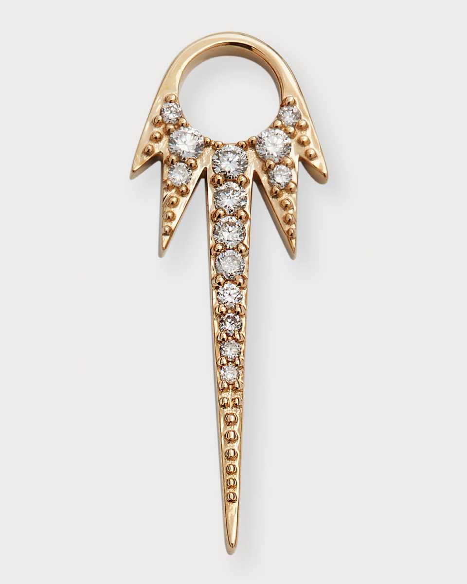 Long Love Explosion Star Earring Charm, Single