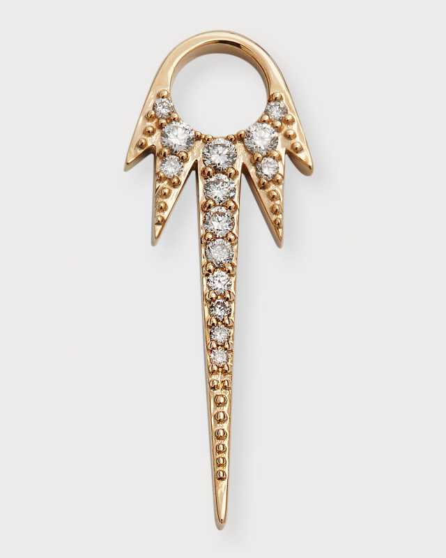 Long Love Explosion Star Earring Charm, Single