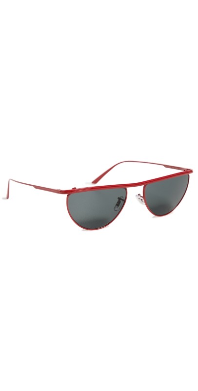 Oliver Peoples Eyewear Oliver Peoples x Khaite Round Sunglasses Red/Red