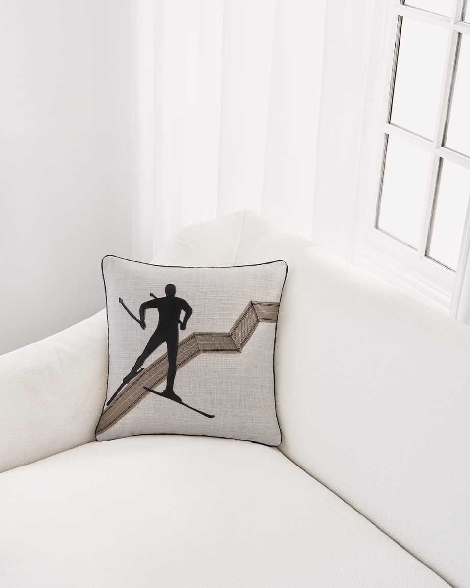 Lodge Laser-cut Decorative Pillow
