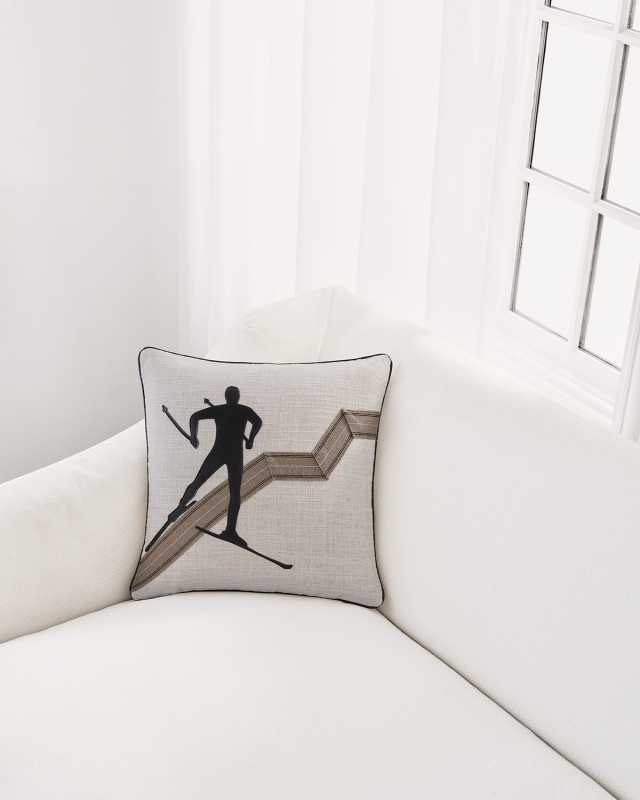 Lodge Laser-cut Decorative Pillow