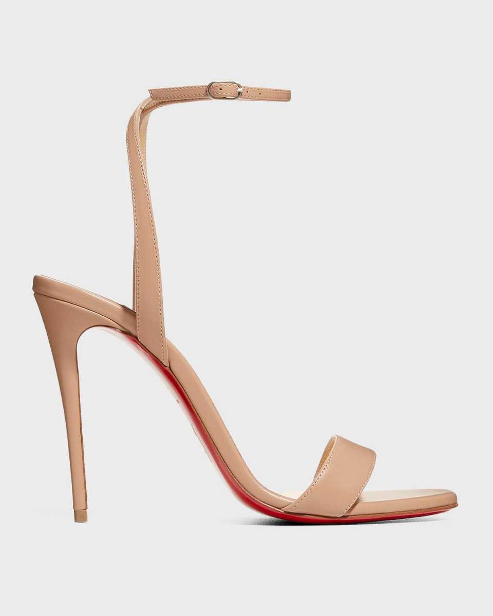 Loubigirl Ankle-Strap Red Sole Sandals
