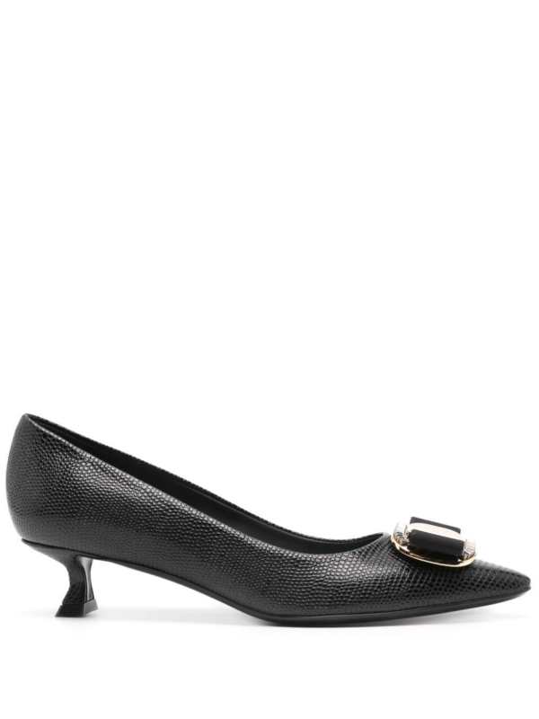 New Vara 40mm leather pumps