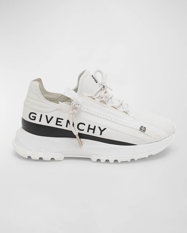 Spectre Leather Zip Runner Sneakers