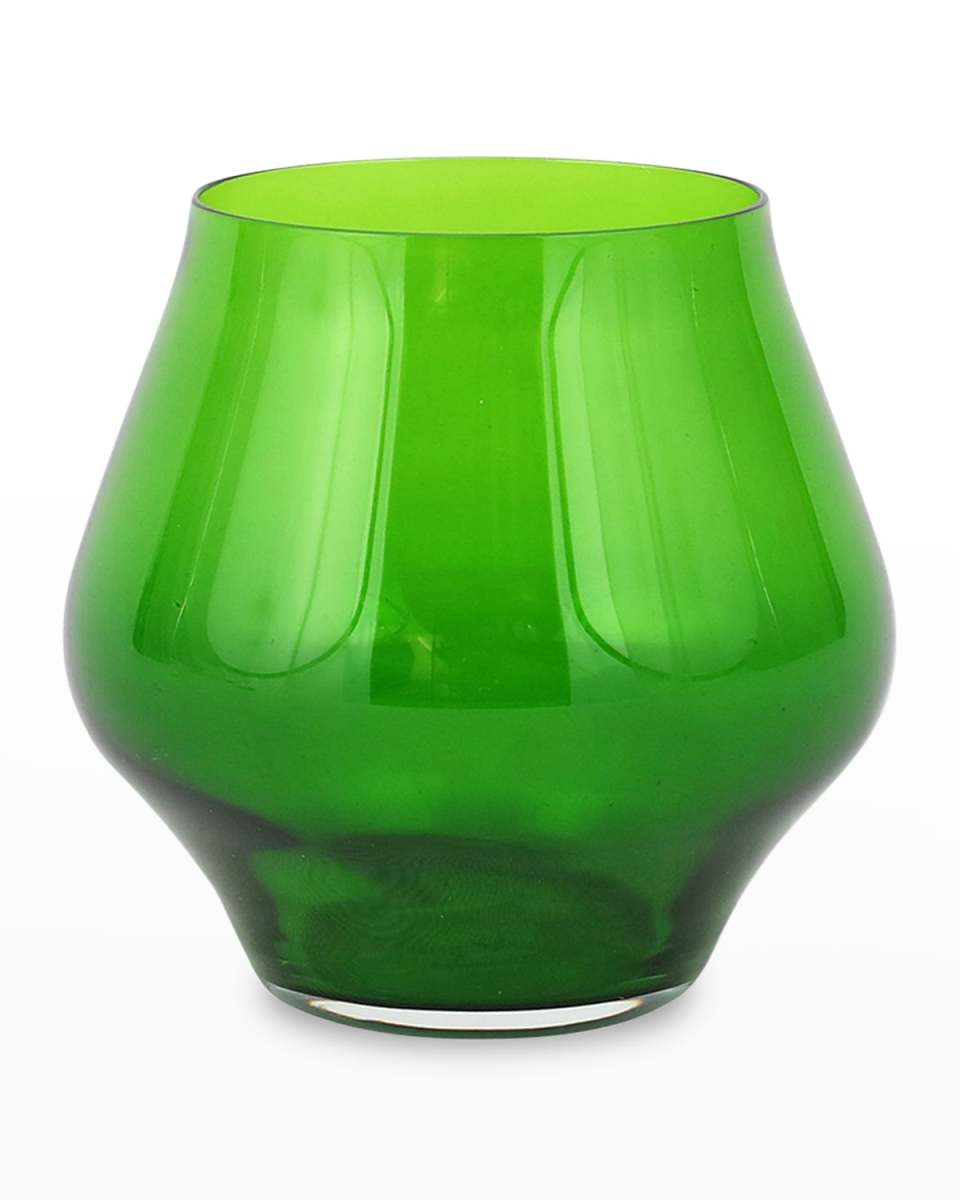 Contessa Emerald Stemless Wine Glass