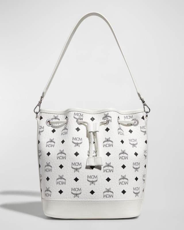 Dessau Medium Monogram Drawstring Bucket Bag