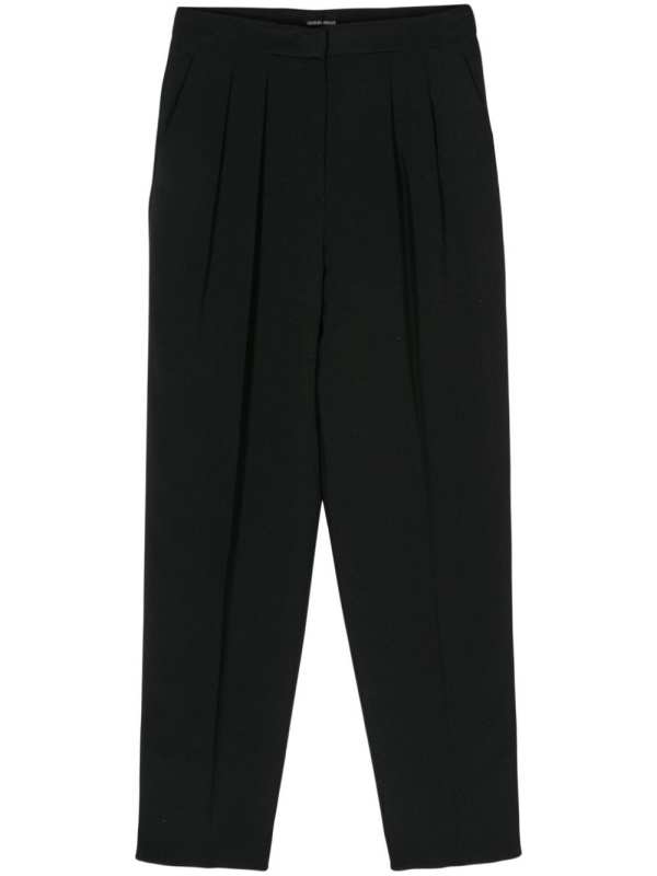 dart-detailing tapered trousers