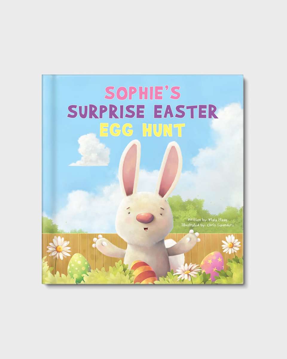 "My Surprise Easter Egg Hunt" Book by Maia Haag, Personalized