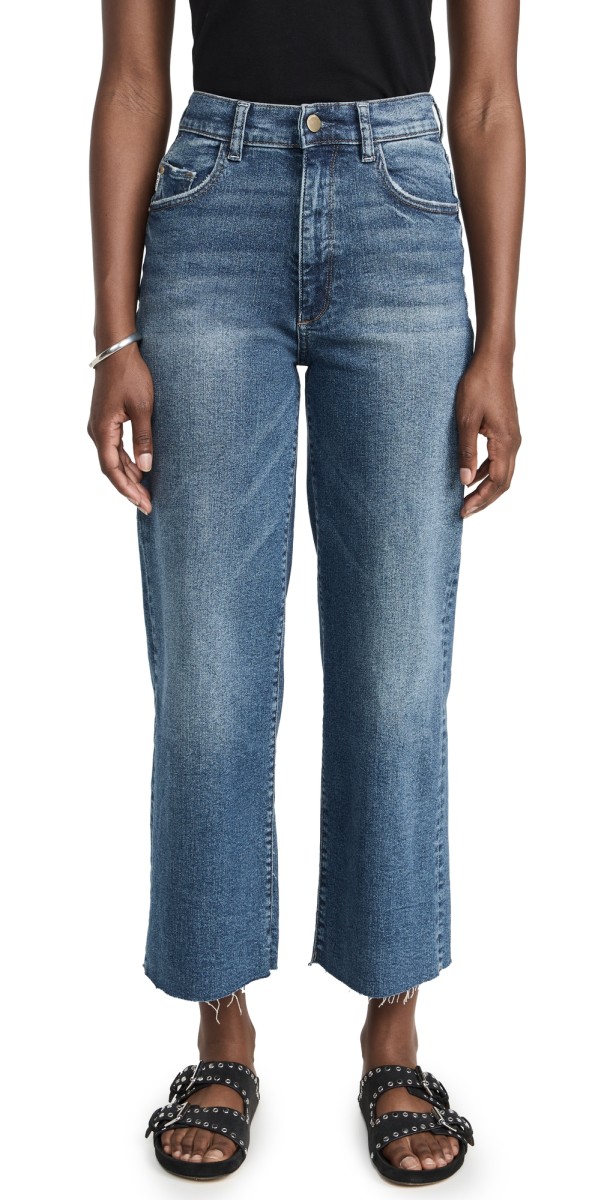 DL1961 Hepburn Wide Leg: High Rise Vintage Jeans East Lake