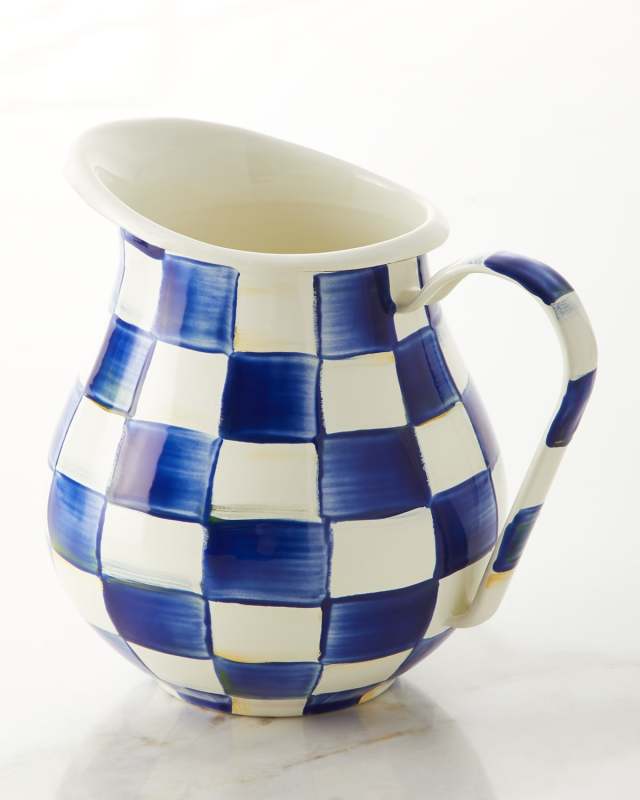 Royal Check Pitcher
