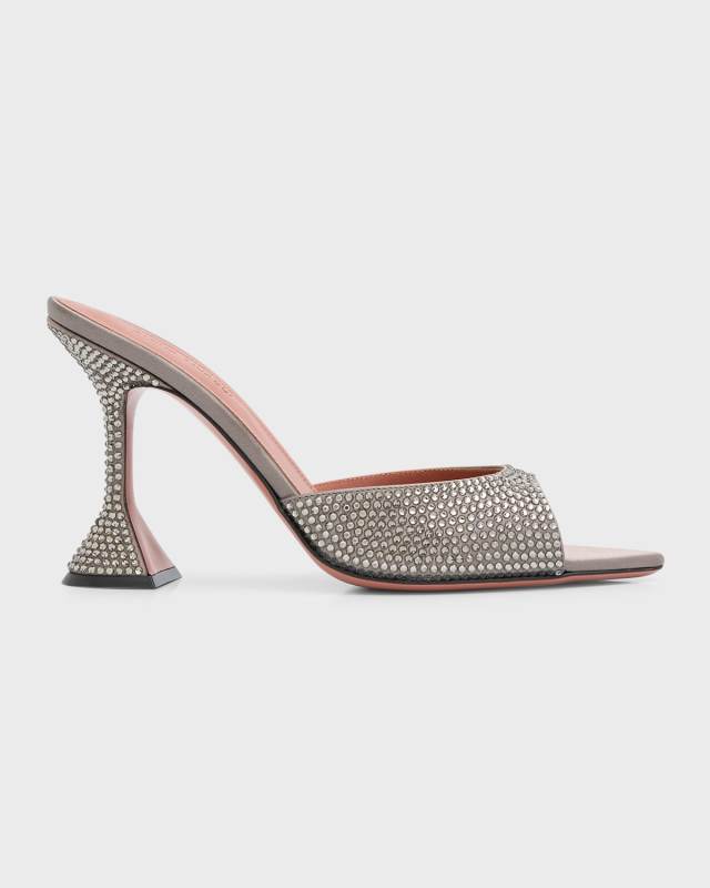 Caroline Crystal Cocktail Mule Sandals