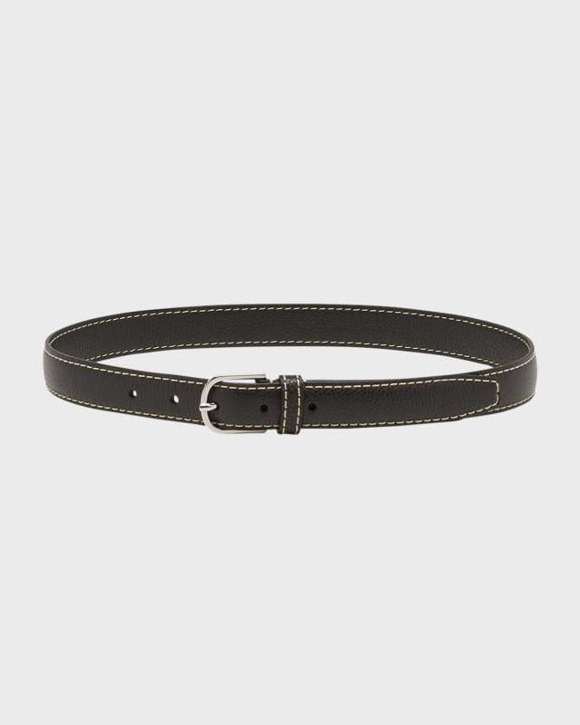 Slim Trouser Leather Belt