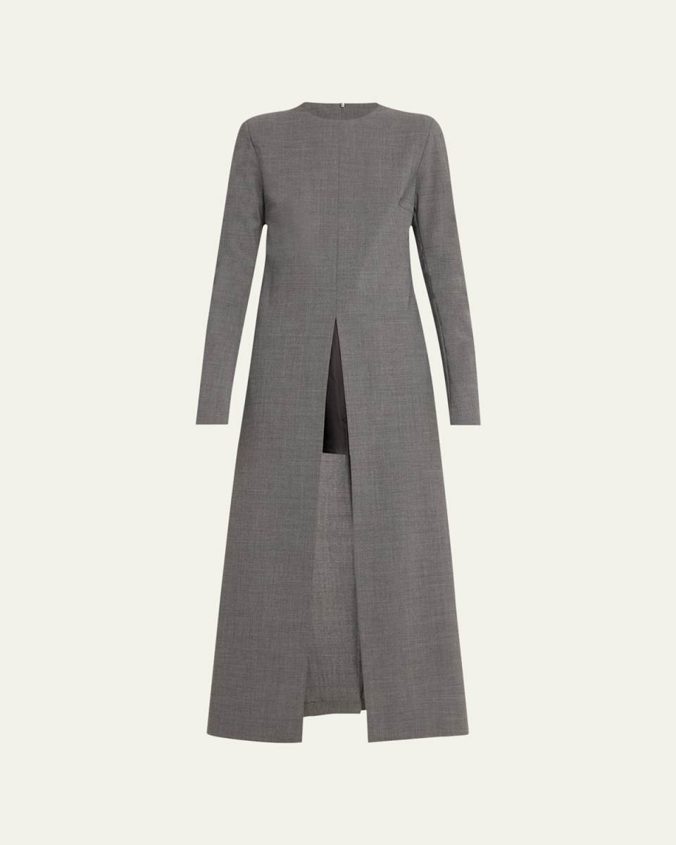 Long-Sleeve Maxi Dress