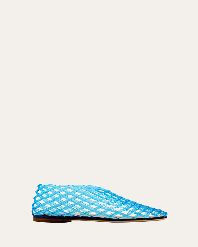 Mara Rubber Mesh Ballerina Flats