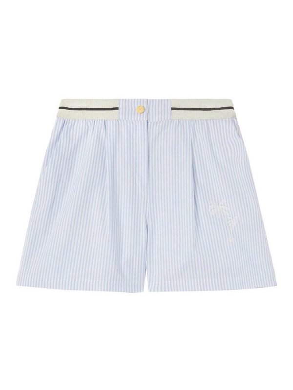 Palm Angels Short De Bain - Bleu Clair