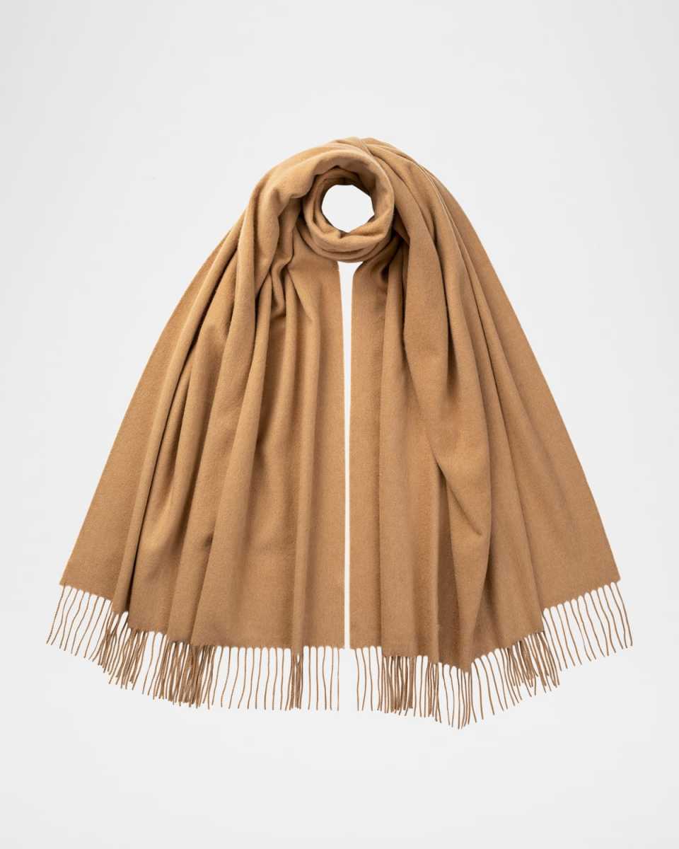 Fringe Cashmere Stole