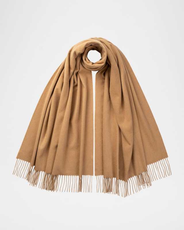 Fringe Cashmere Stole