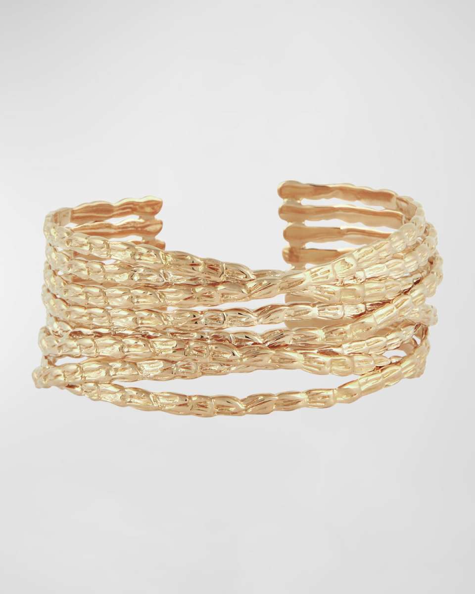 Liane 24K Gold-Plated Manchette Cuff Bracelet