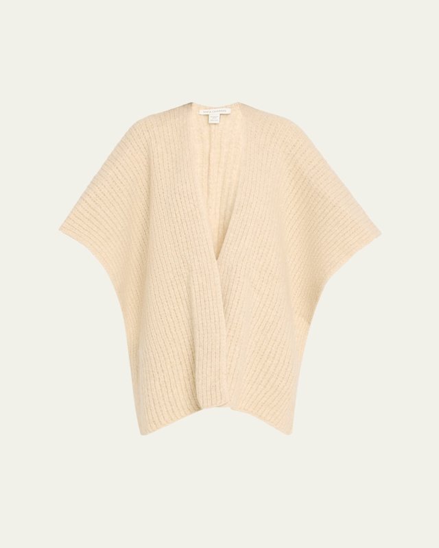 Cashmere Blend Knitted Cape