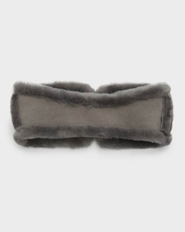 Suede & Sheep Shearling Headband