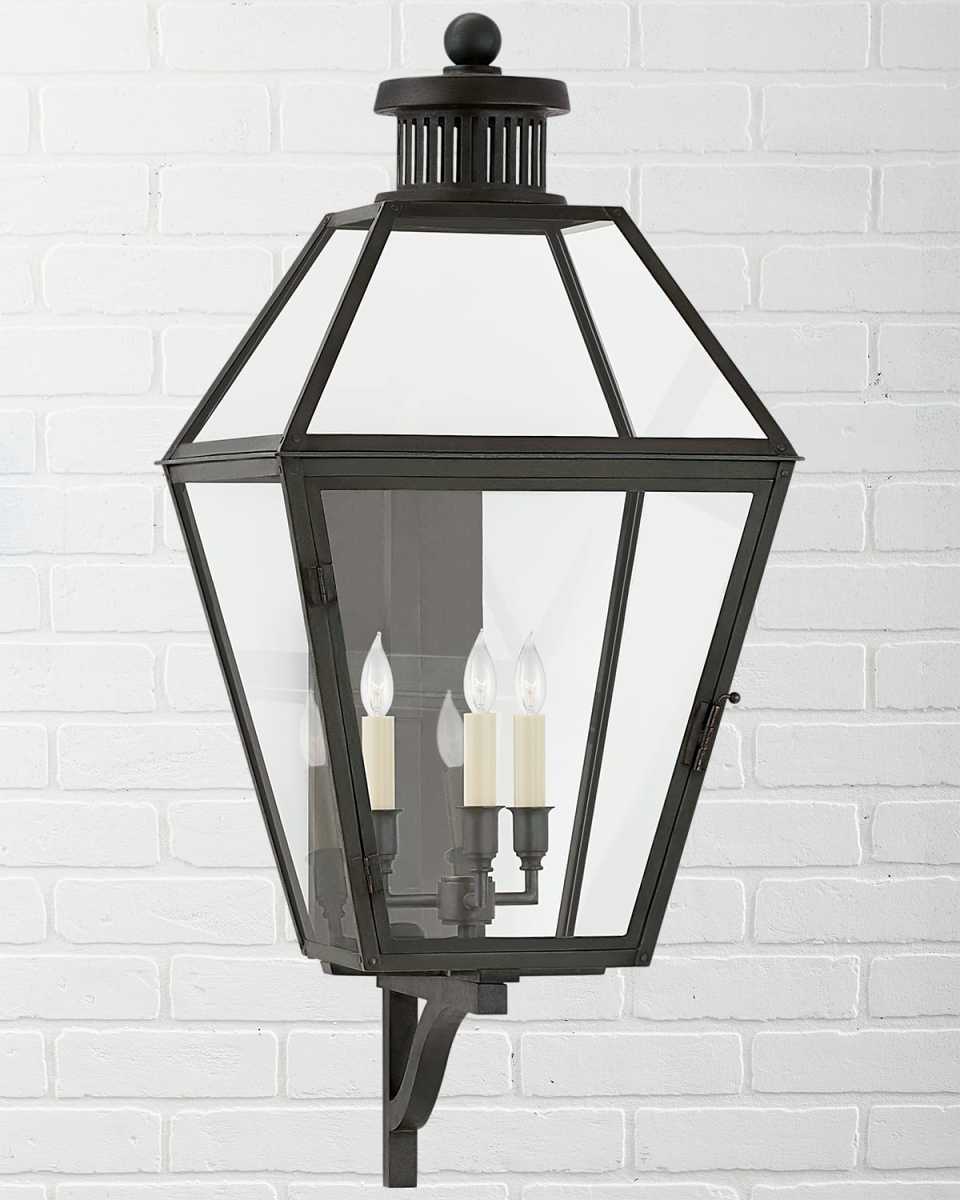 Stratford Medium Bracketed Wall Lantern By Chapman & Myers