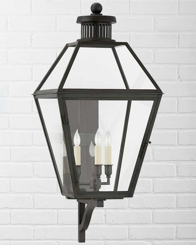 Stratford Medium Bracketed Wall Lantern By Chapman & Myers