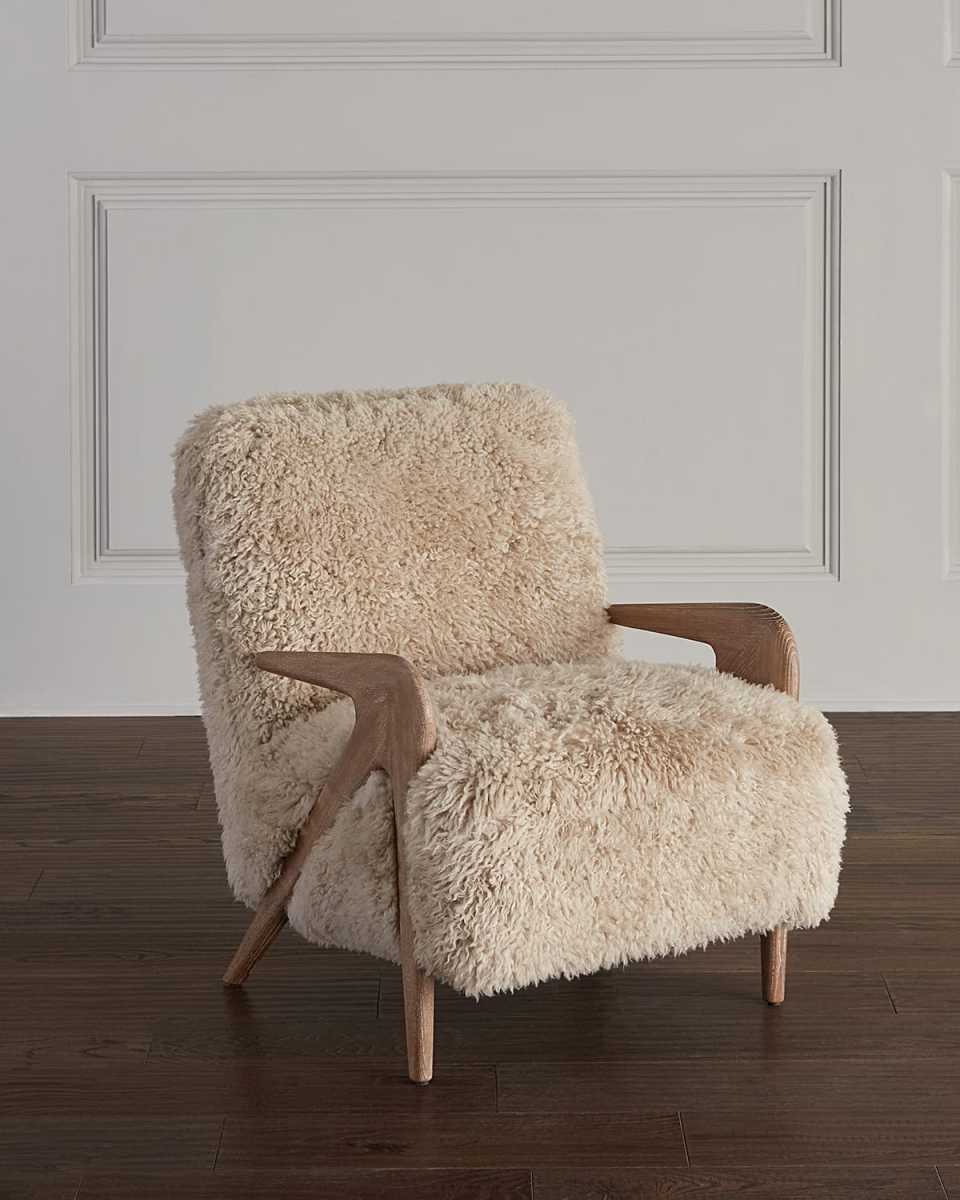Angelica Sheepskin Lounge Chair