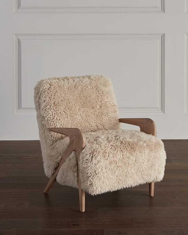 Angelica Sheepskin Lounge Chair