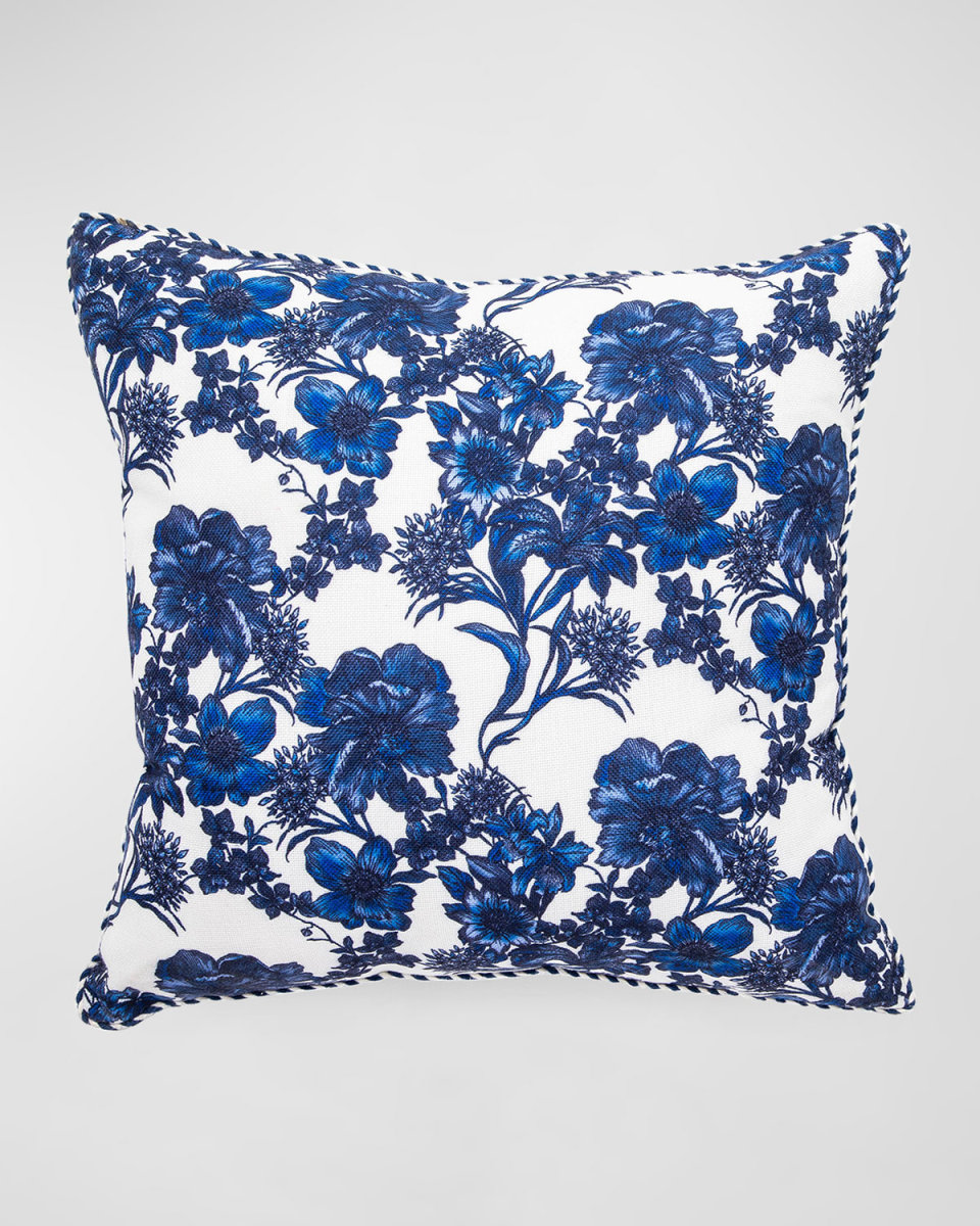 English Garden Outdoor Pillow