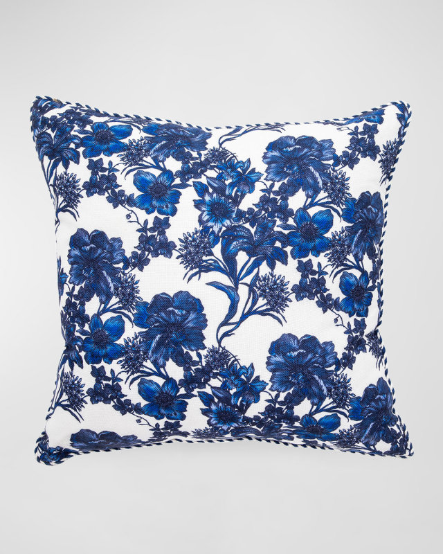 English Garden Outdoor Pillow