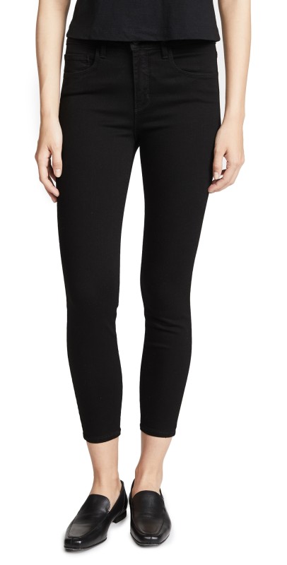 L'AGENCE Margot Skinny Jeans Noir