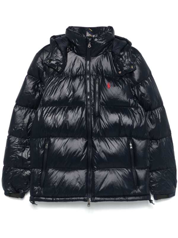 hooded puffer jacket