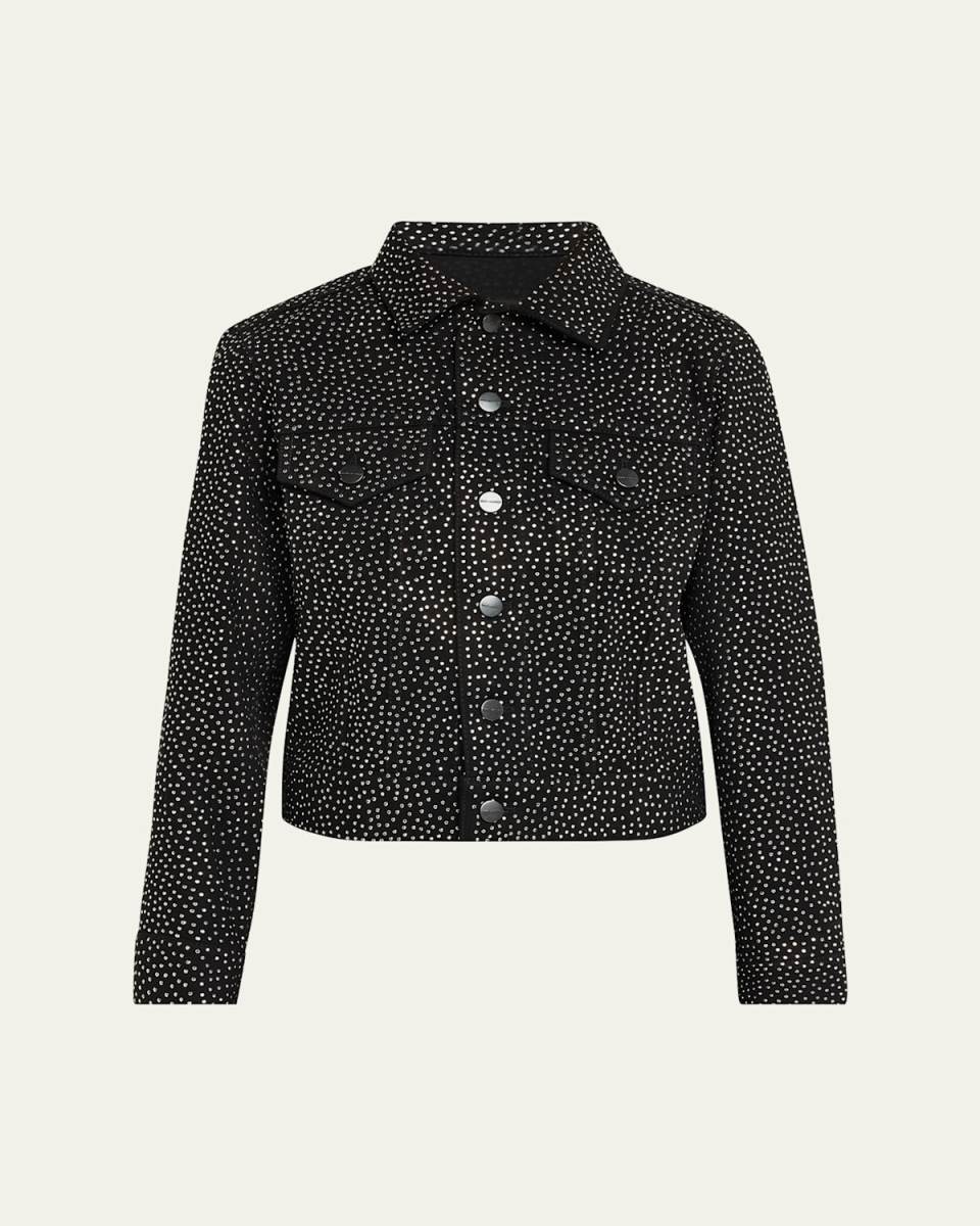 Glam Studs Shrunken Trucker Jacket