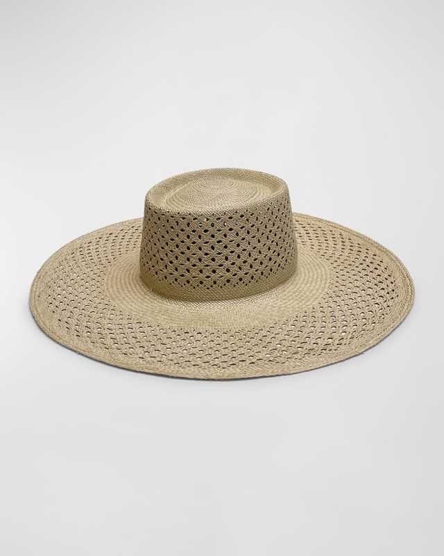 Opale Junior Woven Large-Brim Hat