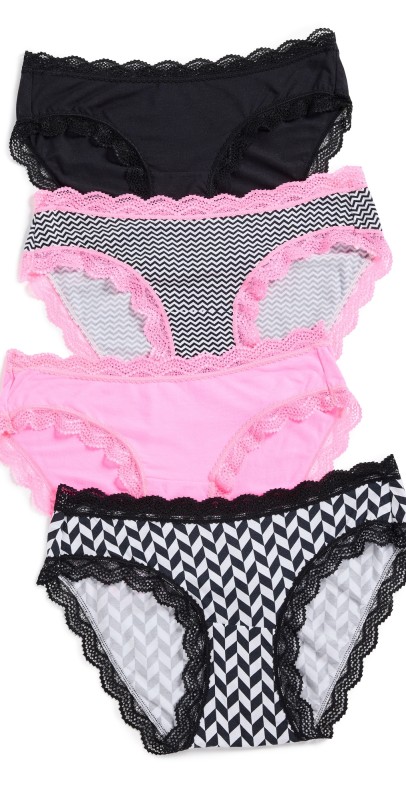 Stripe & Stare The Original Knickers Four Pack Chevron