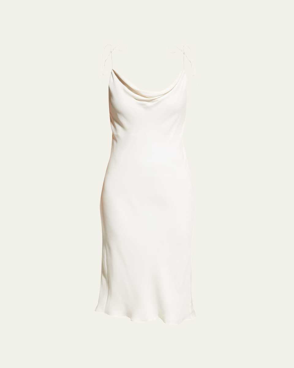 Cowl-Neck Slip Dress
