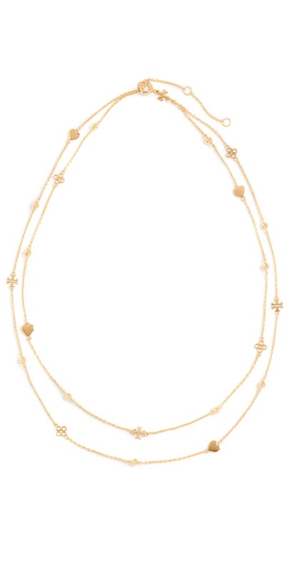 Tory Burch Layered Kira Necklace Tory Gold