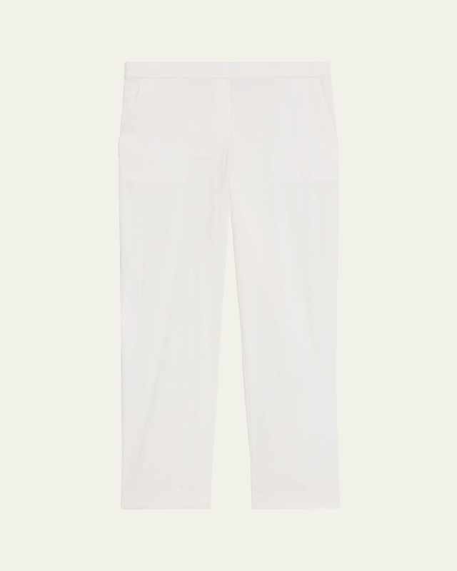 Treeca Cropped Slim Pull-On Pants
