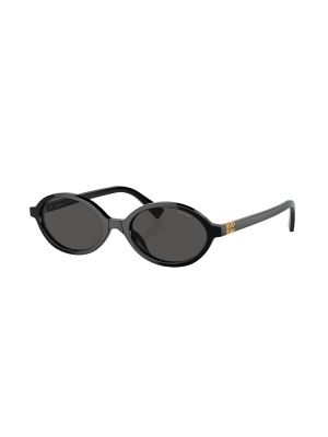 MIU MIU logo-lettering oval sunglasses