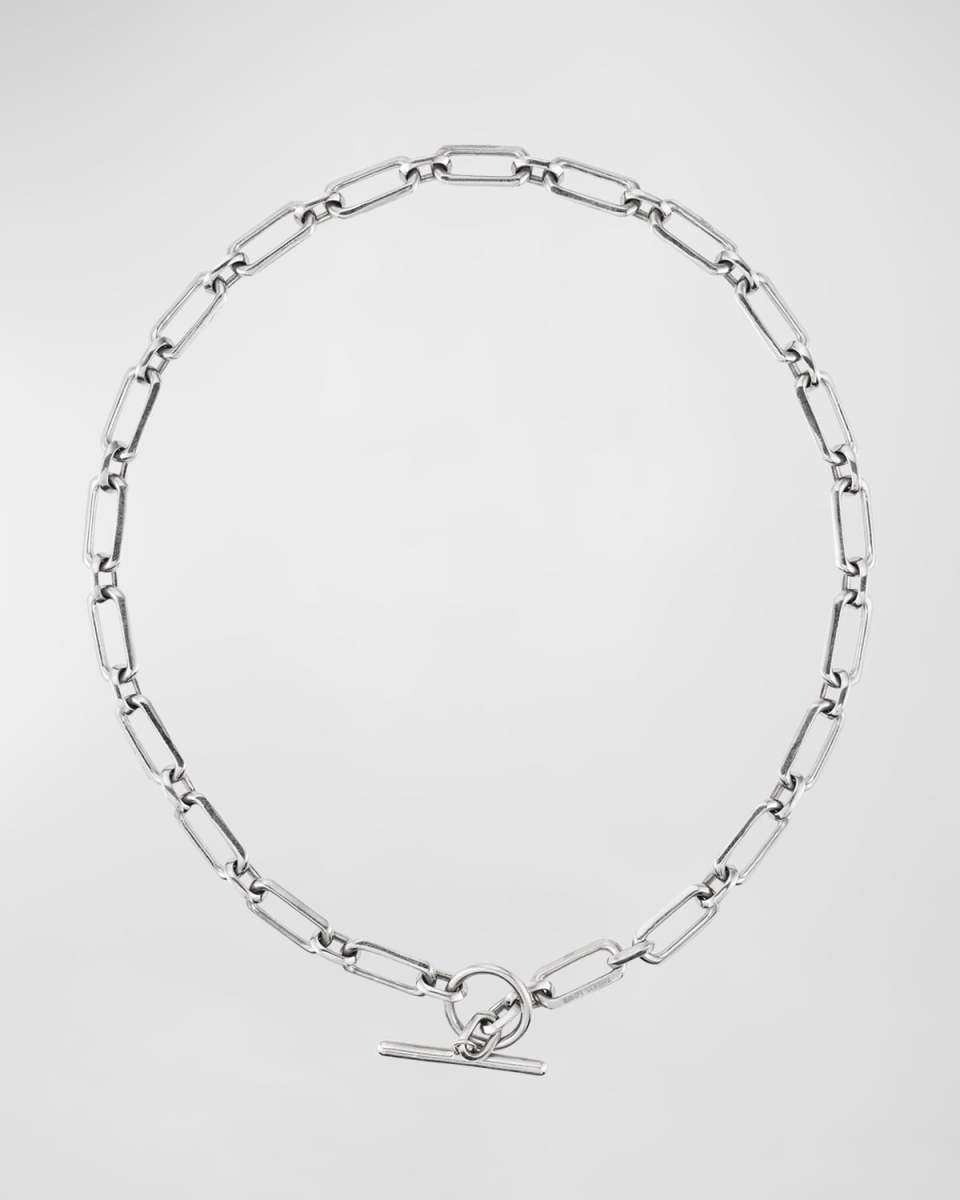 Medium Gwyneth Oval Link Toggle Necklace