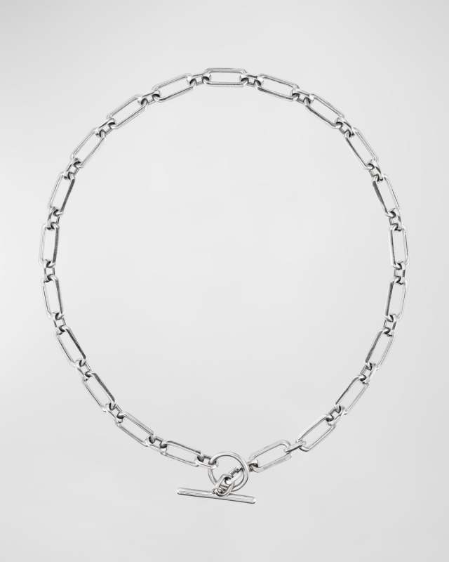 Medium Gwyneth Oval Link Toggle Necklace