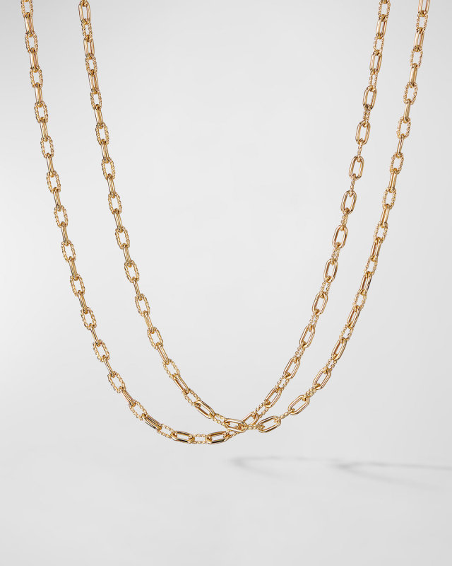 DY Madison Chain Necklace in 18K Gold, 3mm, 16"L