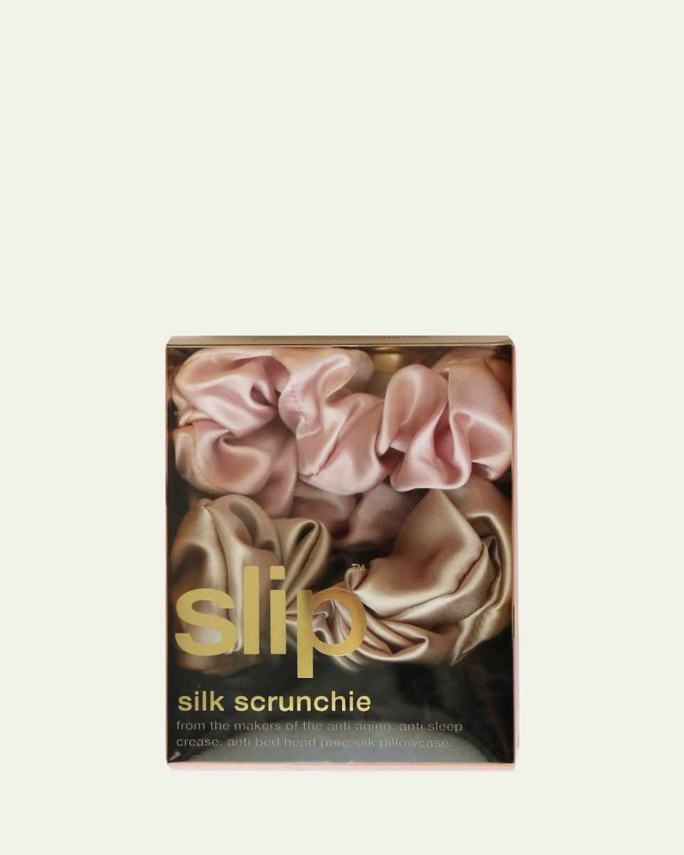 Pure Silk Large Scrunchies,