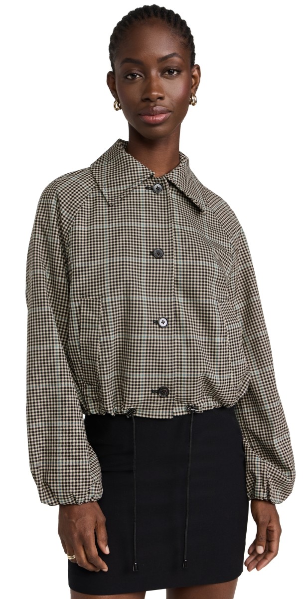 RAILS North Jacket Teal Multi Check