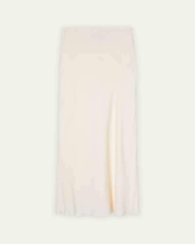 Long Satin Skirt