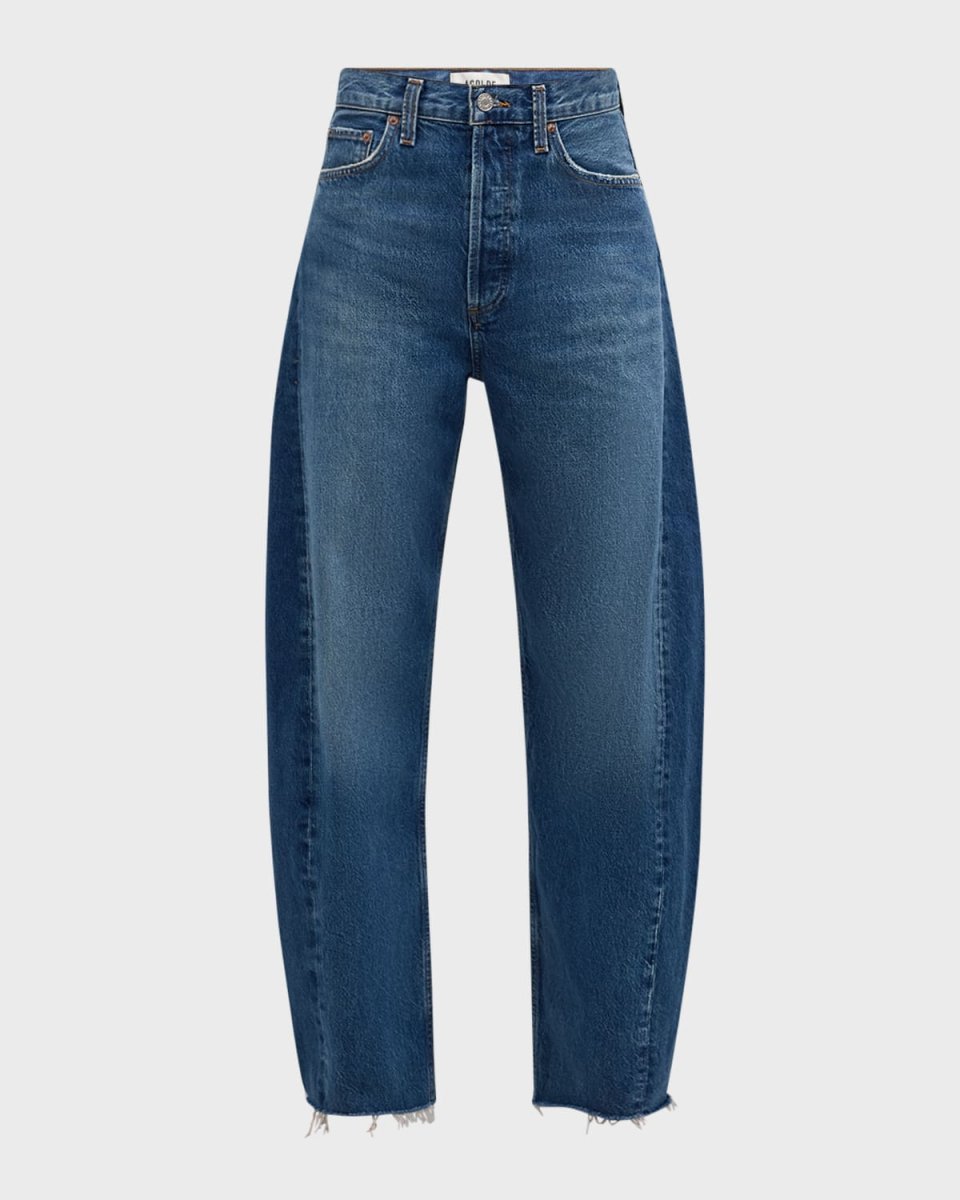 Luna High-Rise Curved Tapered Jeans