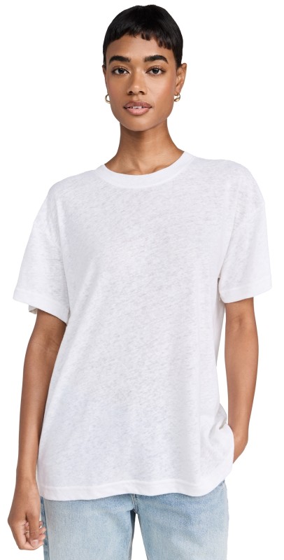 perfectwhitetee Faith Linen Tee Natural