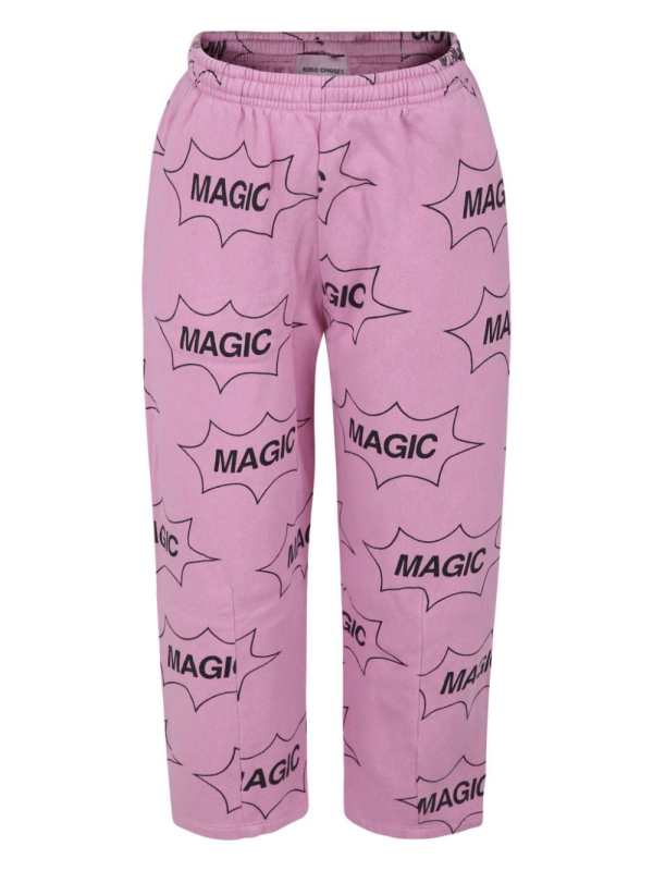 graphic-print trousers